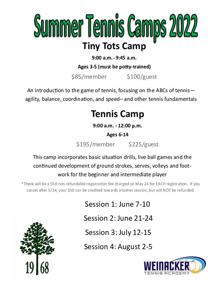 Fillable Online Tennis Fitness Drills For KidsWorkouts for Junior