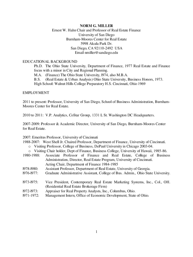 Fillable Online Business News Why a Real Estate Degree Really Matters