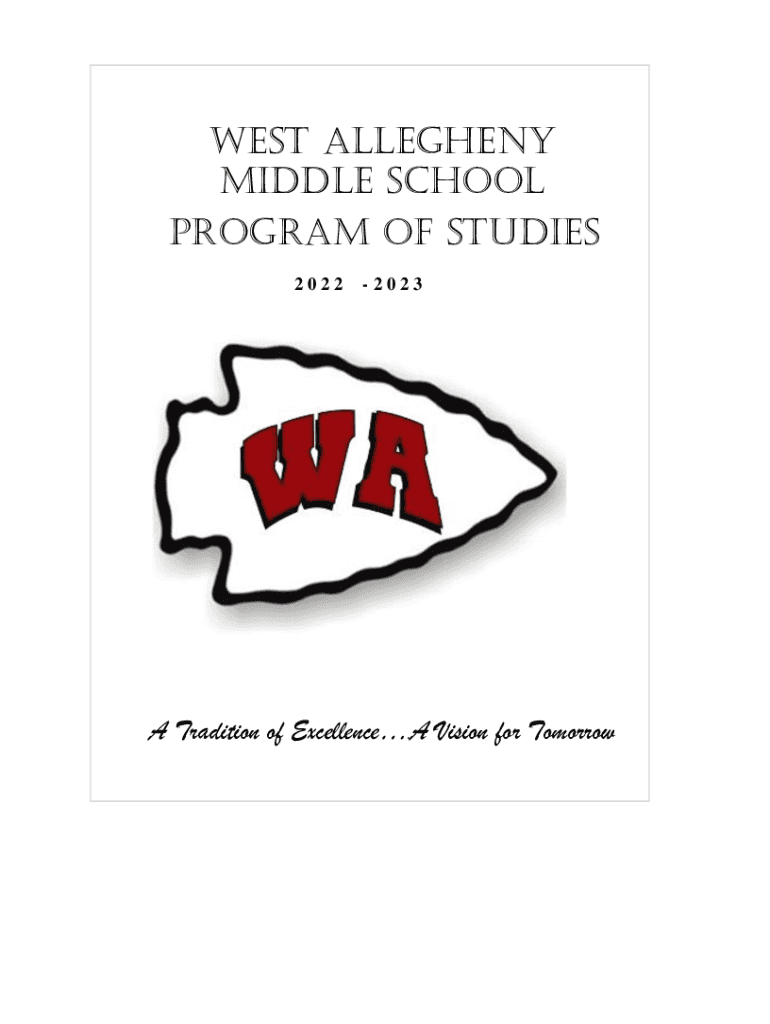 Fillable Online District Mission and Vision West Allegheny School