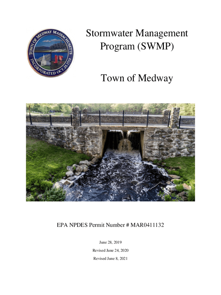 Fillable Online Town of Medway, MA EPA NPDES Permit Number MA041132