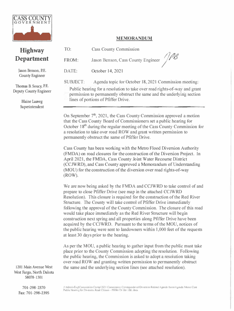 Fillable Online cass county Fax Email Print pdfFiller