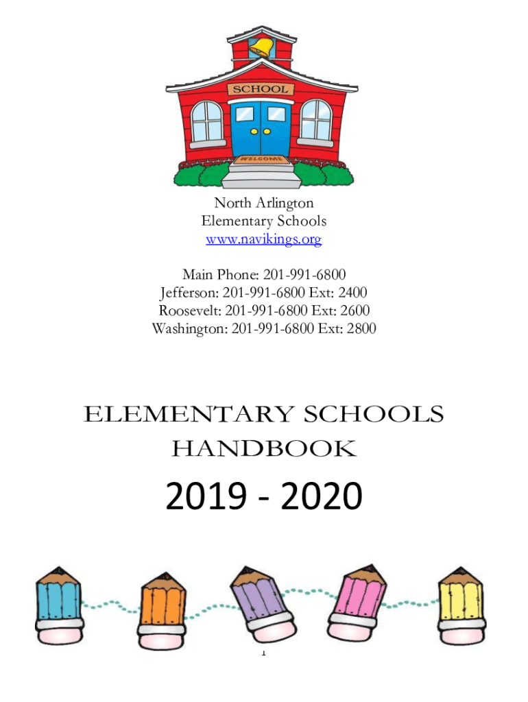 Fillable Online Fillable Online Elementary North Arlington School