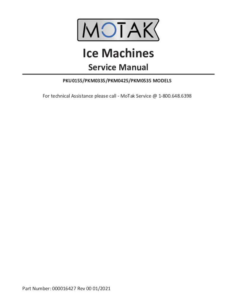 Fillable Online Ice Machines Service Manual Fax Email Print pdfFiller