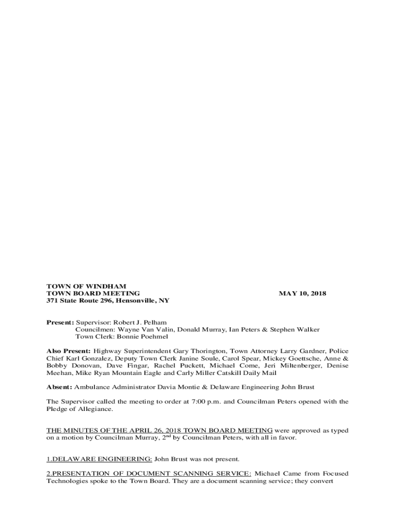 Fillable Online Chief Karl Gonzalez, Deputy Town Clerk Janine Soule