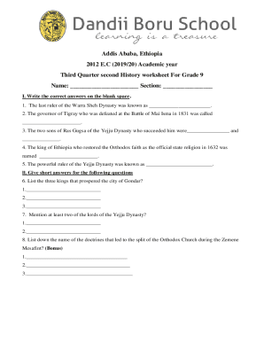 Fillable Online Emperor Menelik II of Ethiopia and the Battle of Adwa