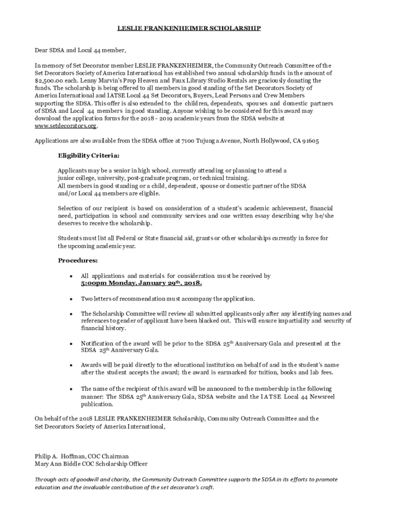 Fillable Online Dear SDSA and Local 44 member, Fax Email Print pdfFiller