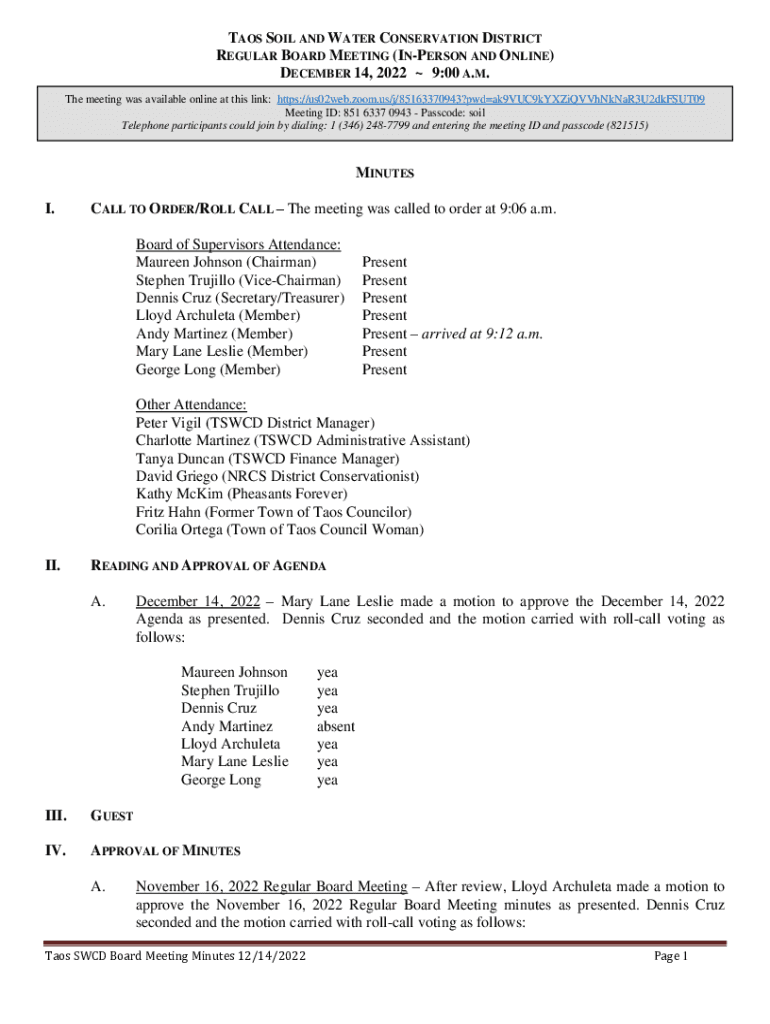Fillable Online Taos SWCDTaos Soil & Water Conservation District Fax