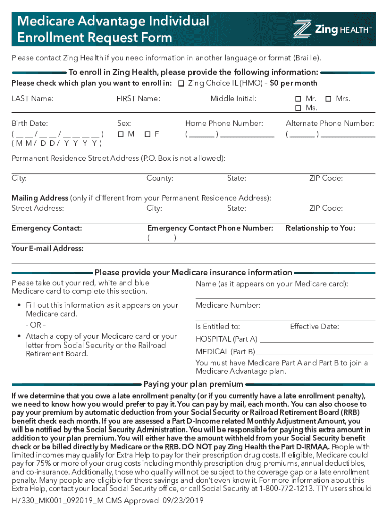 Fillable Online Medicare Strategist Ben Miller Joins Zing Health as