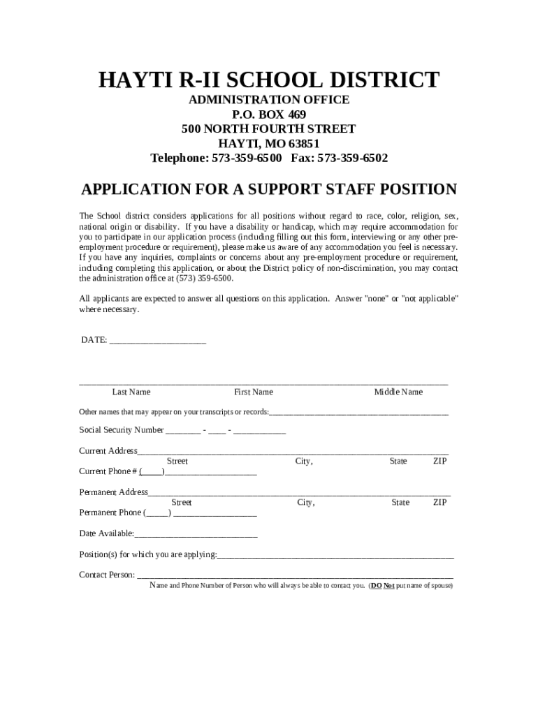 Search for Public School Districts District Detail for HAYTI RII Doc