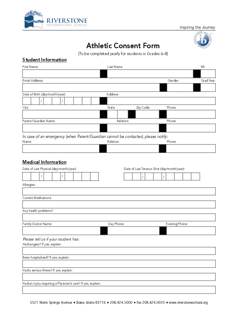 Fillable Online STUDENT PERSONAL INFORMATION CHANGE FORM Fax Email