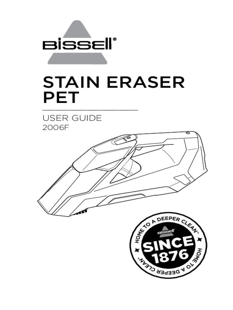 Fillable Online How do I fill the clean tank on my Pet Stain Eraser