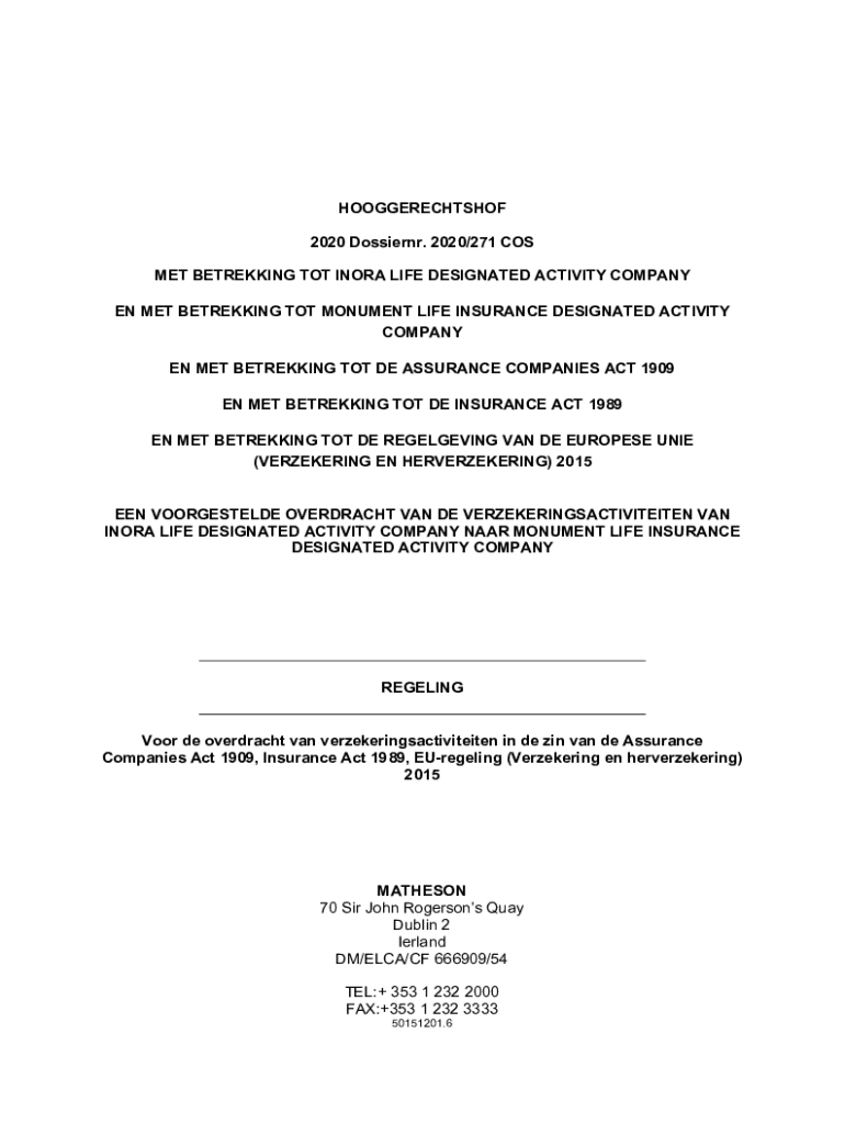 Invulbaar Online Monument Life Insurance Designated Activity Co