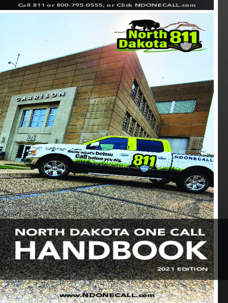 Fillable Online North Dakota One Call Dig Safely with Free Locate