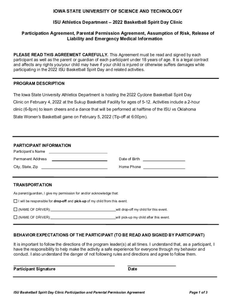 Fillable Online Release & Waiver of Liability Sports Posters Iowa