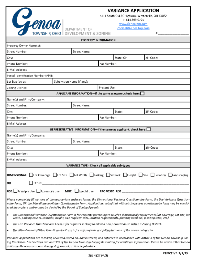Fillable Online Interactive Current Zoning Project Map Genoa Township