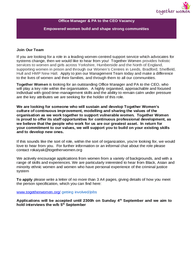 Office Manager Job Description Sample Template Glassdoor Doc Template