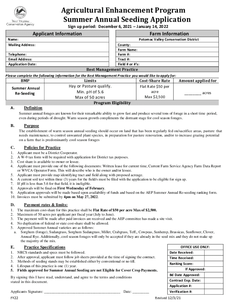 Fillable Online Mineral County's Higson Farm selected as district Farm