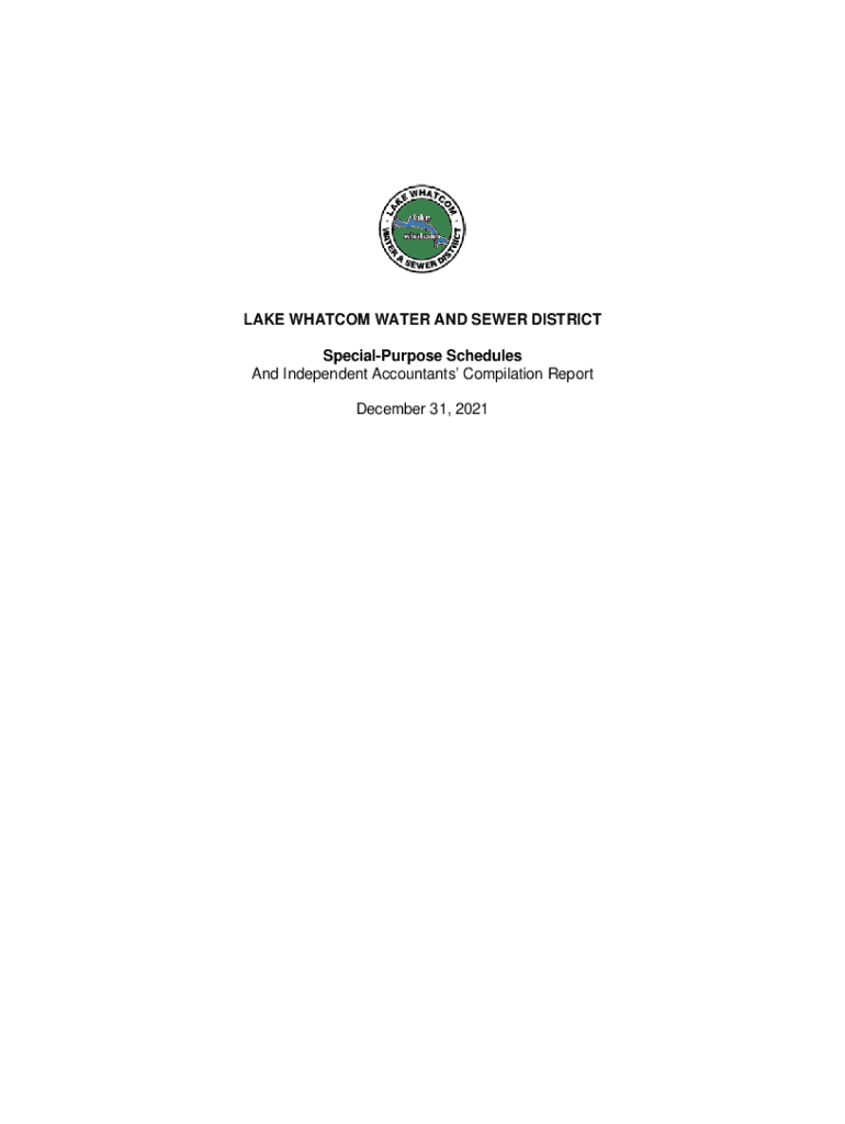 Fillable Online LAKE WATER AND SEWER DISTRICT SpecialPurpose