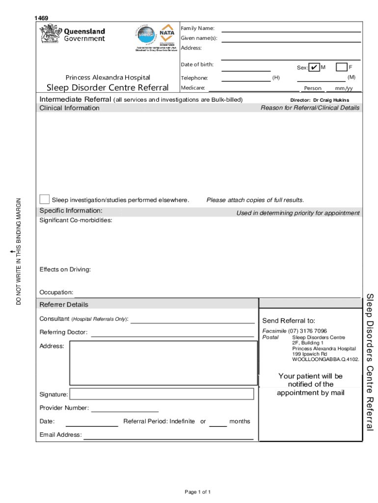 Fillable Online metrosouth health qld gov A4 PA Forms Portrait Template Fax Email Print pdfFiller