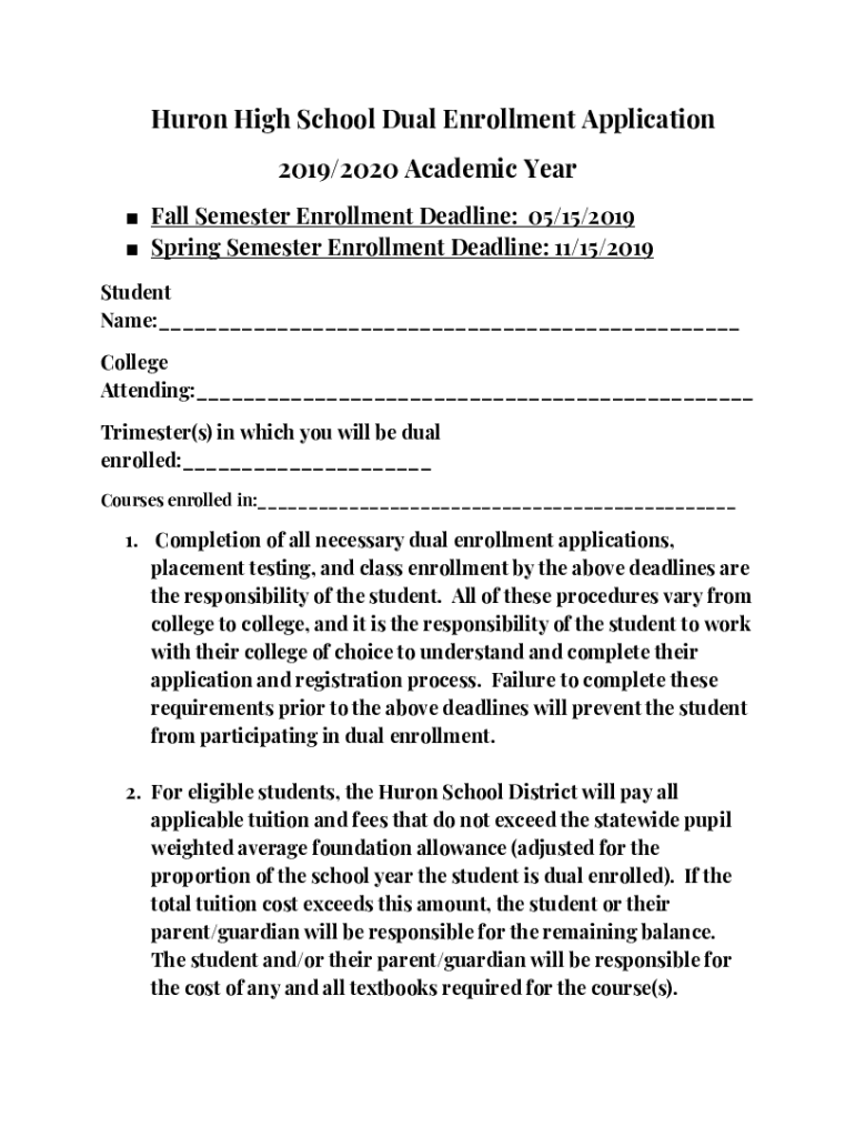 Fillable Online What is Dual Enrollment? DoDEA allows high school