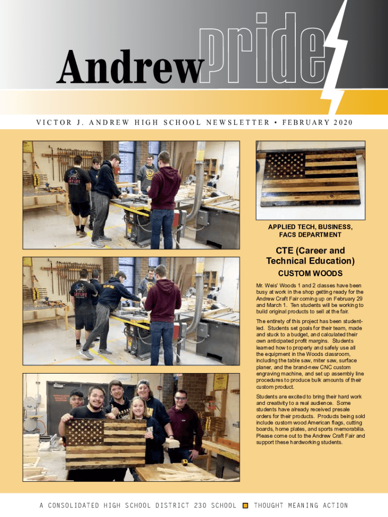 Fillable Online Victor J. Andrew High School / Homepage Fax Email Print