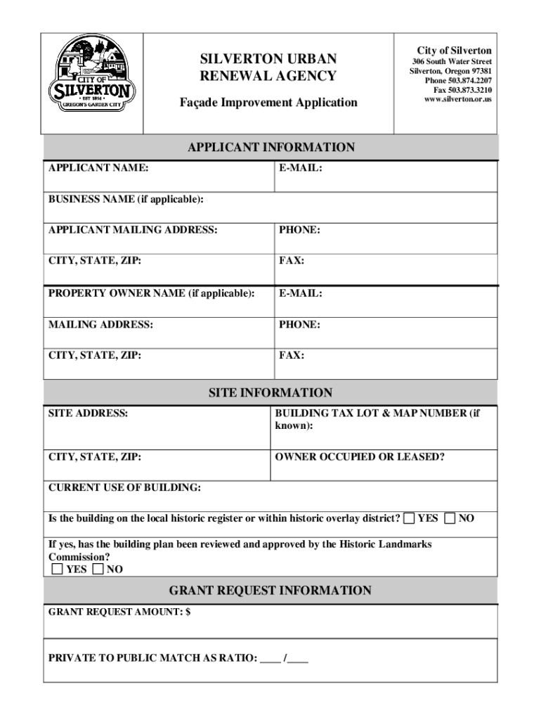 Fillable Online silverton or Forms, Permits, and ApplicationsSilverton