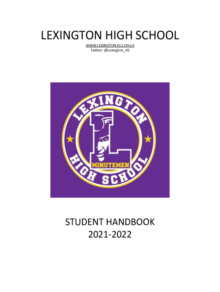 Fillable Online LEXINGTON HIGH SCHOOL Fax Email Print pdfFiller