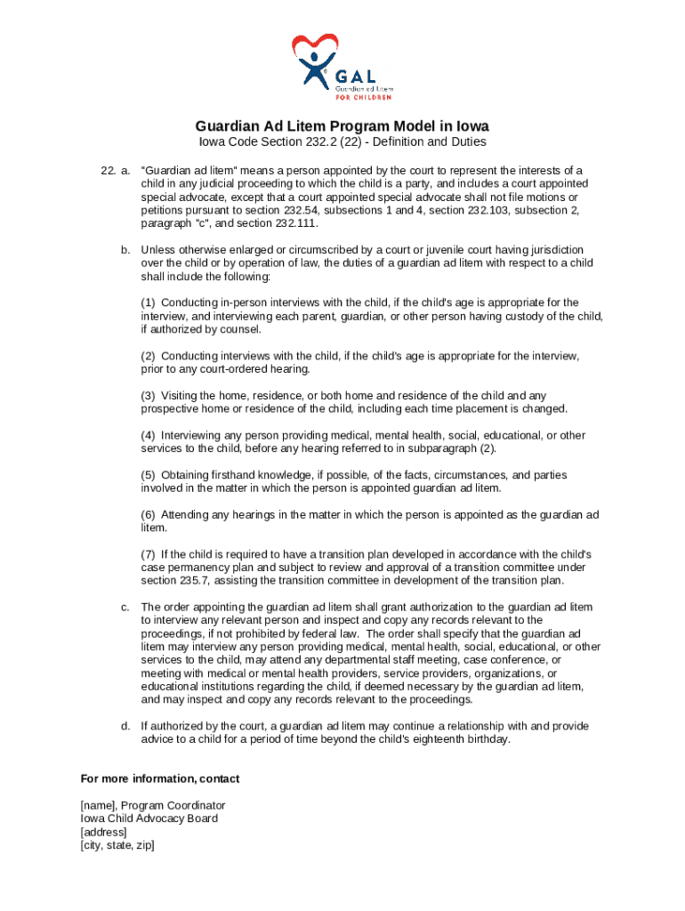 See Exhibit Iowa State Bar Association childadvocacy iowa Doc