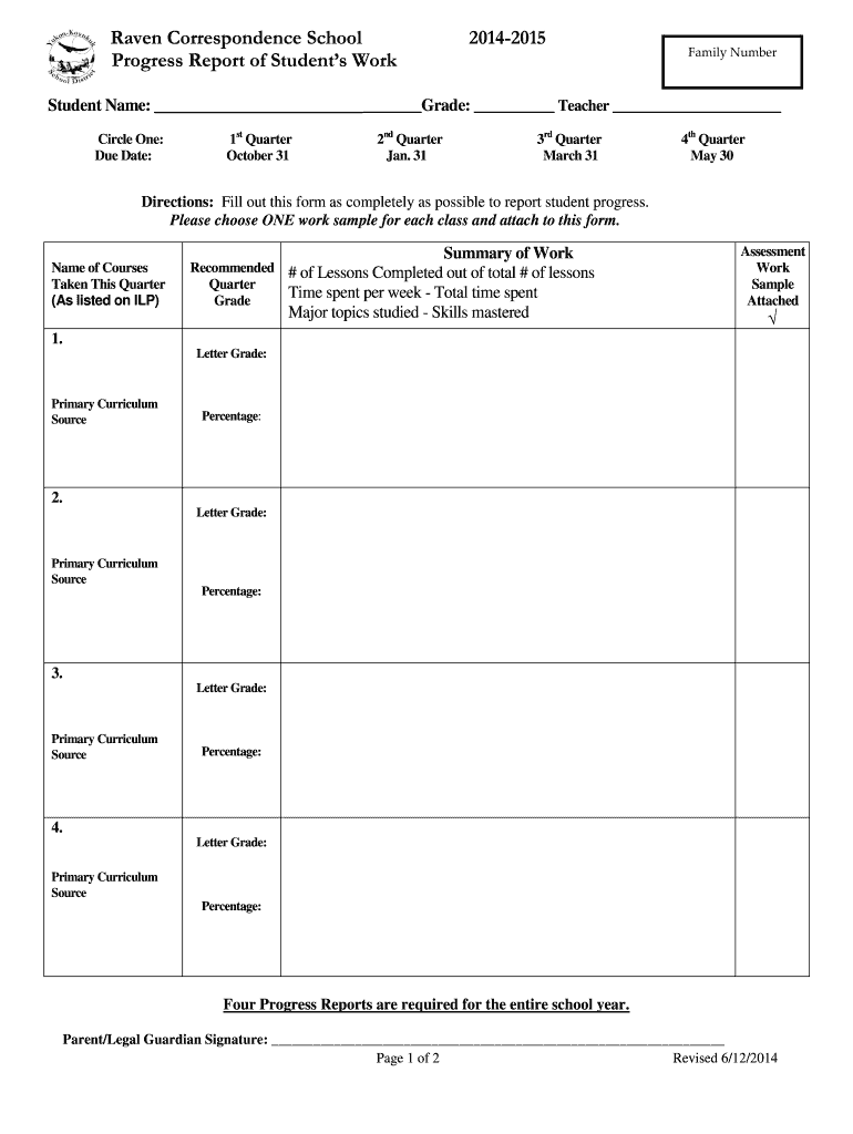 Free Printable Homeschool Progress Reports Printable Templates