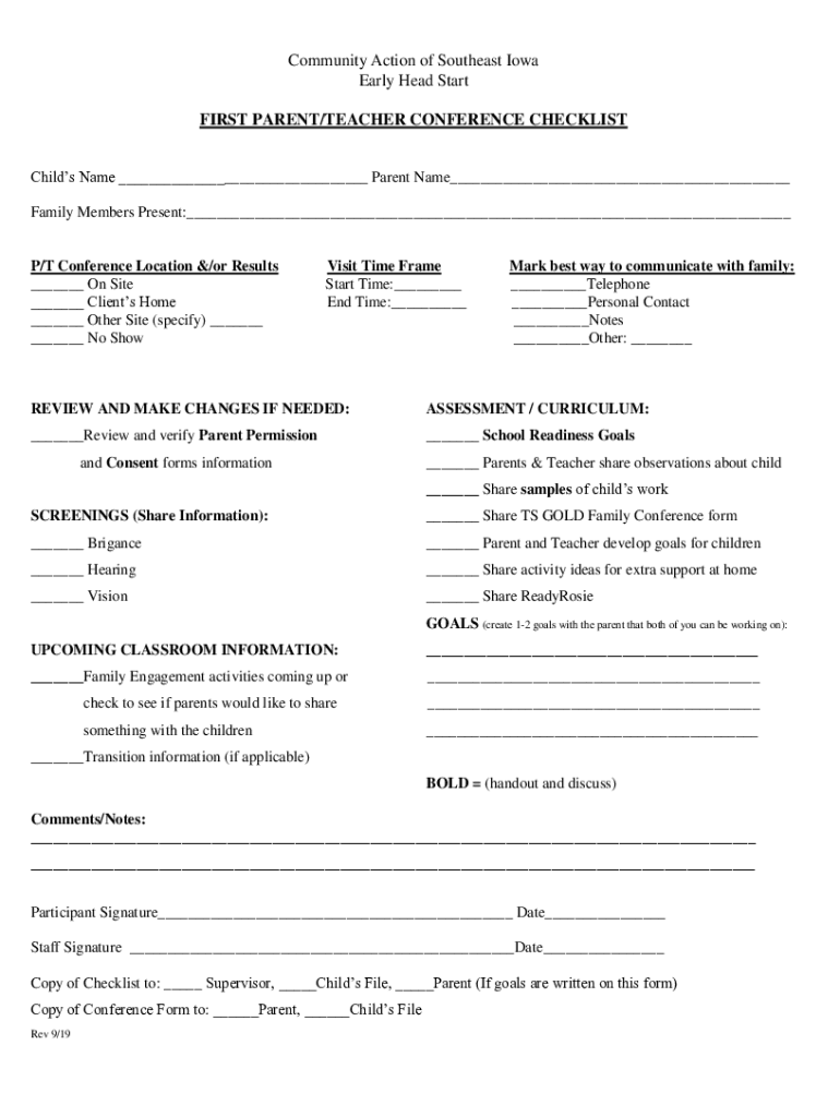 Fillable Online Head Start/Early Head Start Forms Fax Email Print