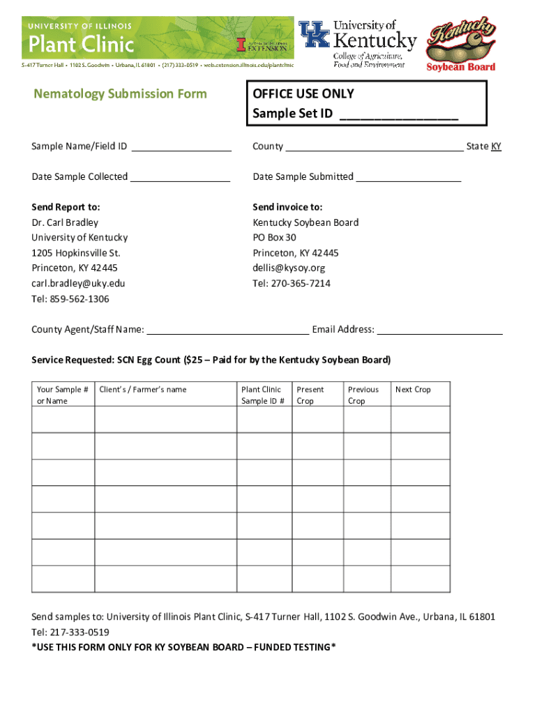 Fillable Online daviess ca uky DEP Laboratory Sample Submission Sheet