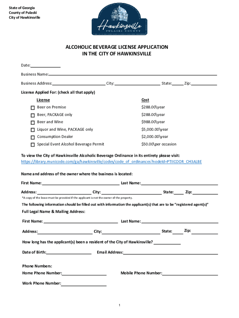 Fillable Online Hawkinsville GA Cities and Towns in the United States
