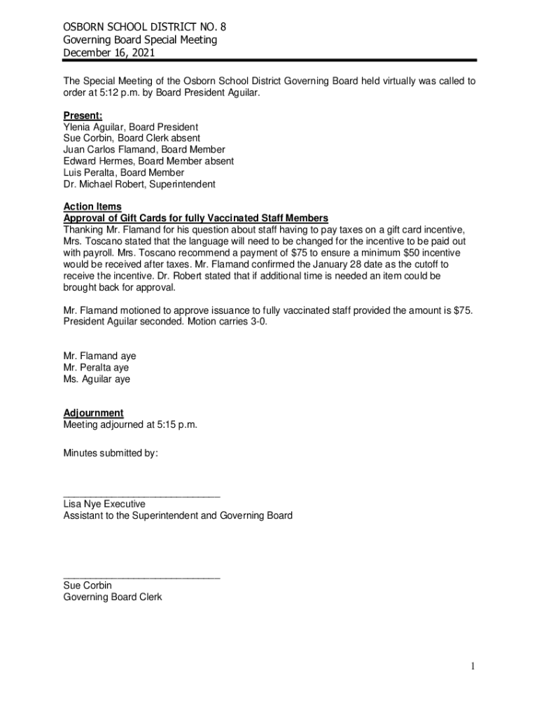 Fillable Online Osborn School / Calendar Fax Email Print pdfFiller