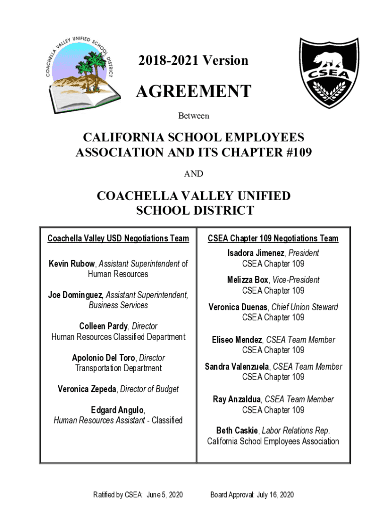 Fillable Online CSEA Classified Collective Bargaining Agreement Fax