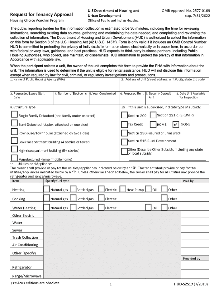 Fillable Online HOUSING CHOICE VOUCHER (HCV) PROGRAM Request Fax