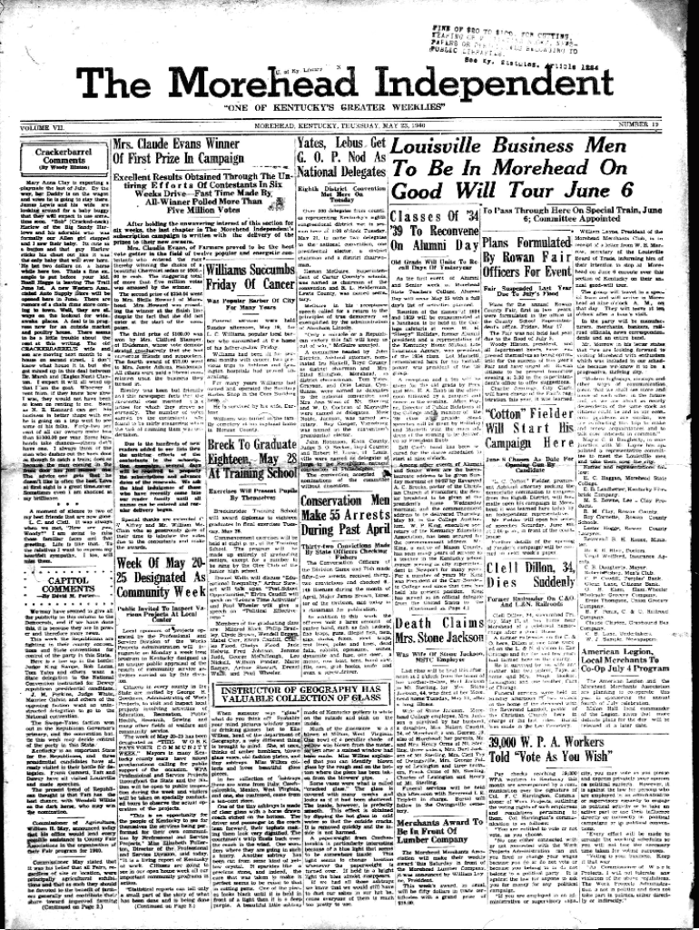 Fillable Online Tax Preparation Office(s) in Morehead, KY Fax Email