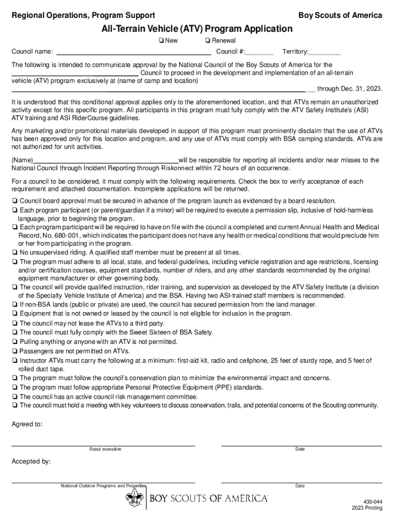 Fillable Online Personal Watercraft (PWC) Program Application Fax Email