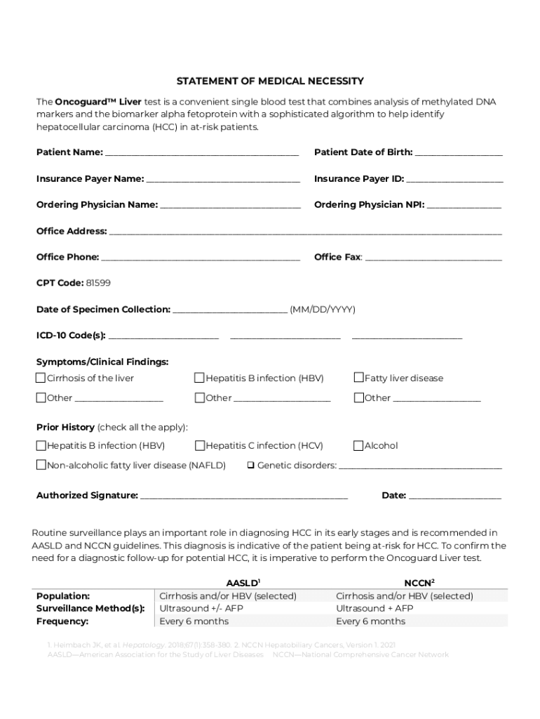Fillable Online STATEMENT OF MEDICAL NECESSITY Fax Email Print pdfFiller