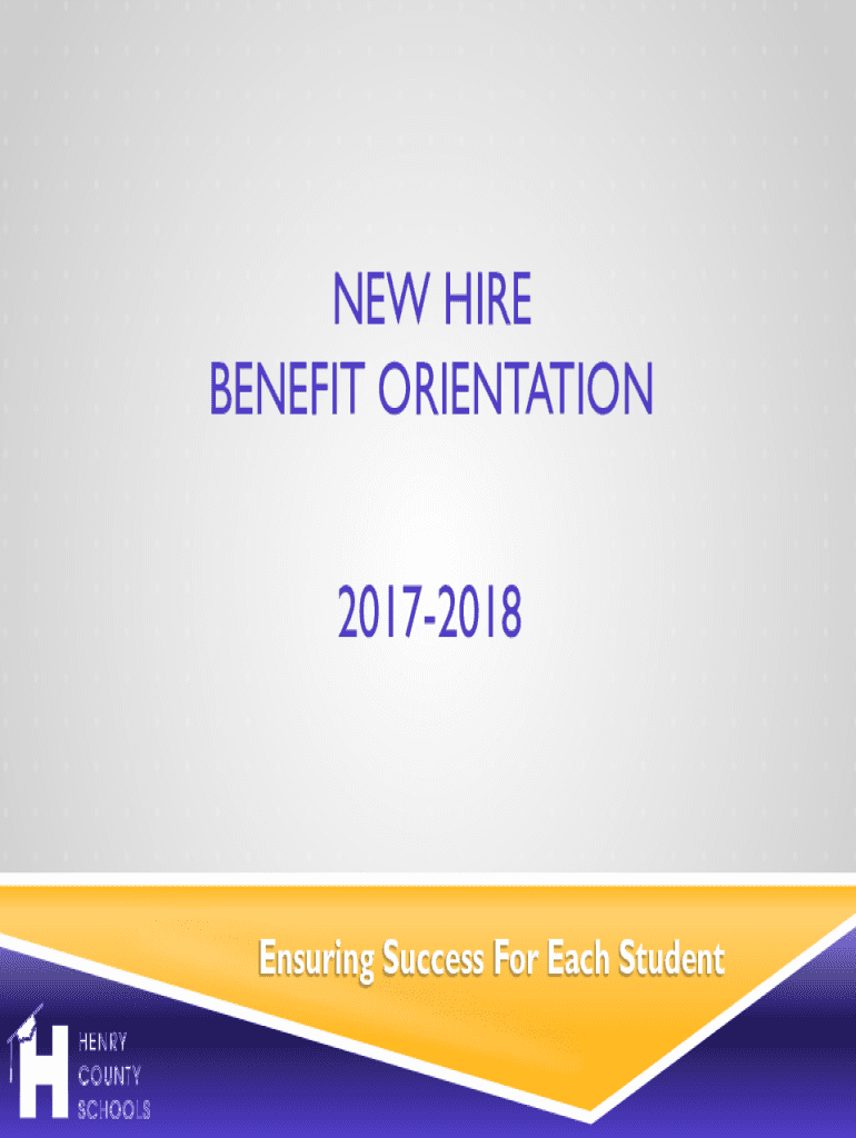 Fillable Online schoolwires henry k12 ga Automatic Benefits and