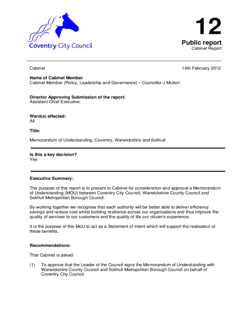 Fillable Online Item 6 Leaders Report on the composition of the