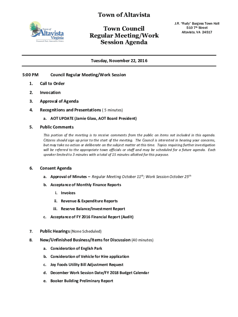 Altavista Town Council at Rosemarie Fiore blog