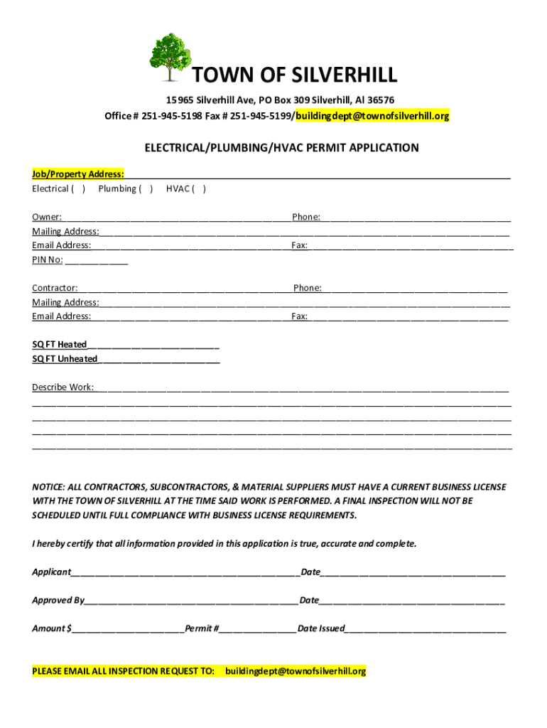 Fillable Online Silverhill Police Department Fax Email Print pdfFiller