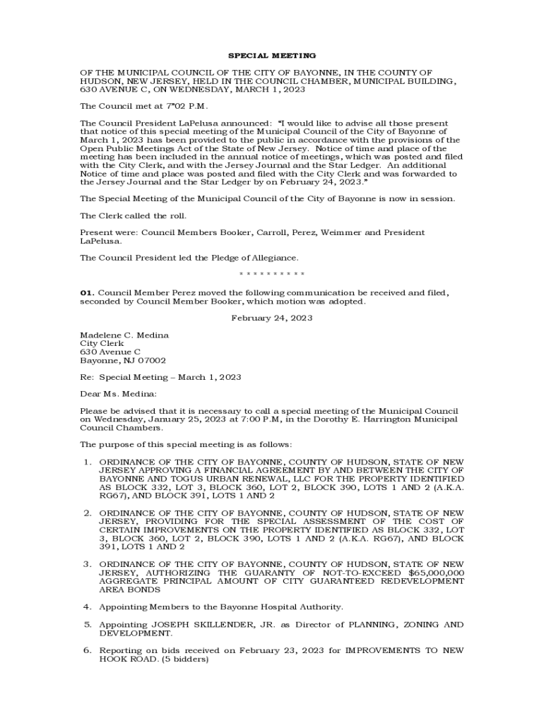 Fillable Online The Official site of City of Bayonne, NJ Planning