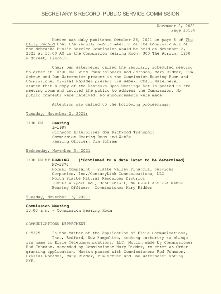 Fillable Online psc nebraska Radiation Conversation II Fax Email Print