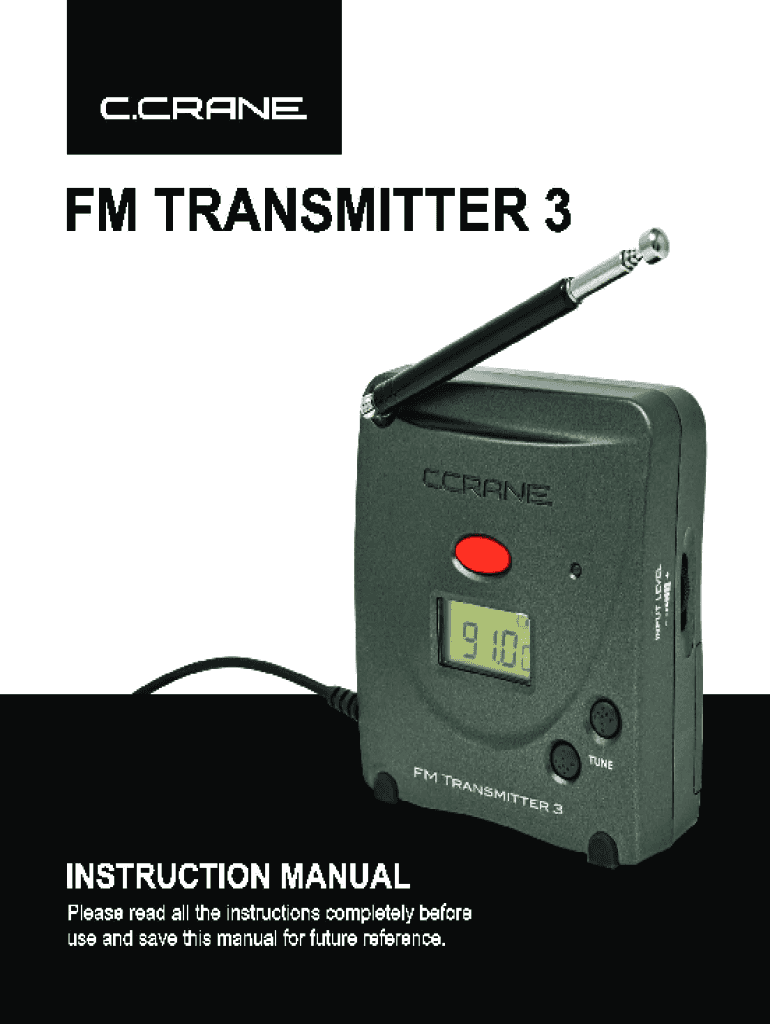 Fillable Online When selecting an empty radio station frequency for use