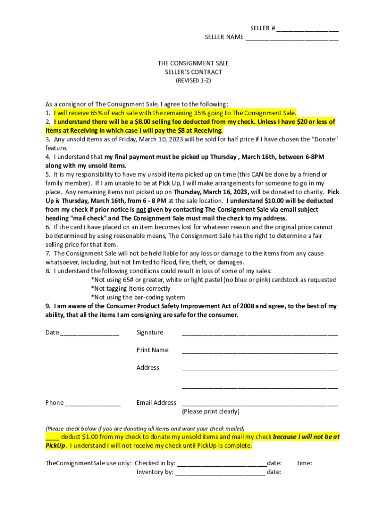 Fillable Online What Is a Seller? Definition, What They Do, Types, and