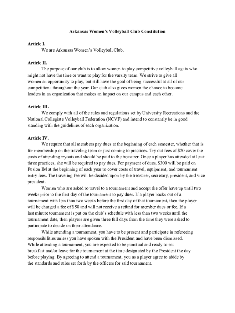 Fillable Online urec uark Breaking down the Volleyball Nations League