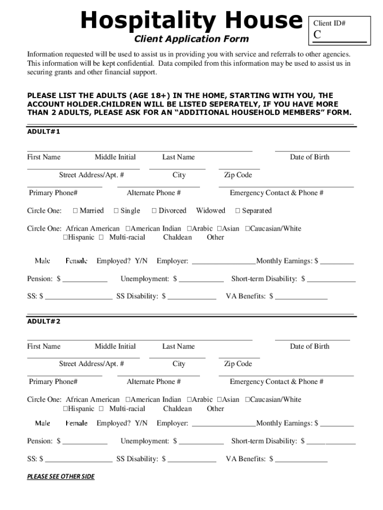 Fillable Online Guest House Registration Form Template Fax Email Print