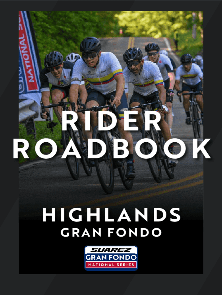 Fillable Online Highlands Gran Fondo, a Gran Fondo National Series