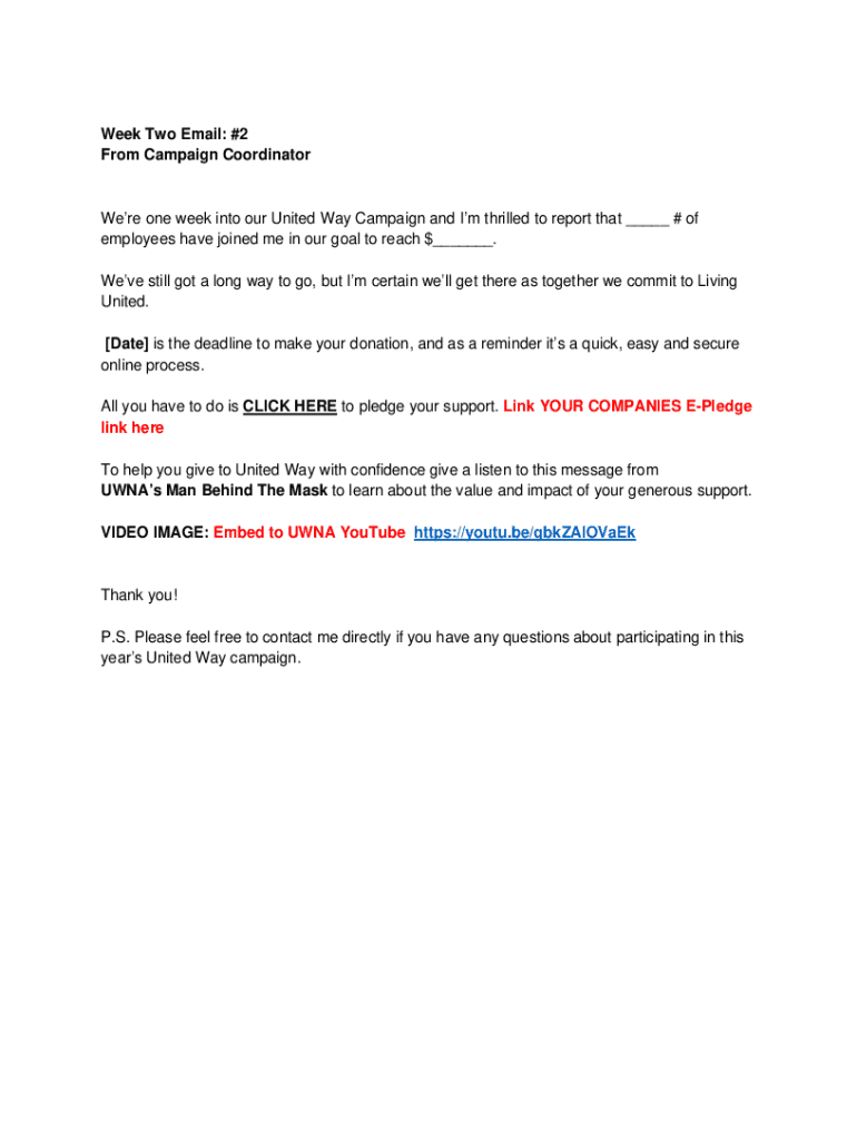 Fillable Online Two Weeks' Notice Letter & Email Templates for a Clean